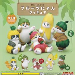 mofusand 水果貓貓公仔 全套5款 + DP底紙贈品 扭蛋公仔 圖 3