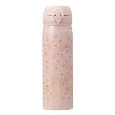 STARBUCKS 星巴克 SAKURA 2026 不鏽鋼保溫瓶 粉米色 500ml THERMOS