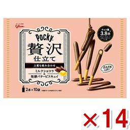 江崎固力果 Pocky 奢華版 牛奶朱古力 20條×14入 圖 1