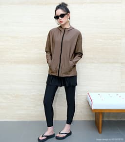 女裝連帽防曬泳衣套裝（5件套） 圖 44