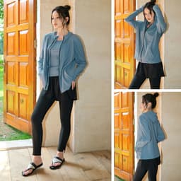 女裝連帽防曬泳衣套裝（5件套） 圖 68