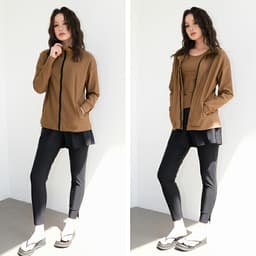 女裝連帽防曬泳衣套裝（5件套） 圖 49