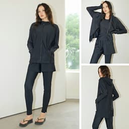 女裝連帽防曬泳衣套裝（5件套） 圖 73