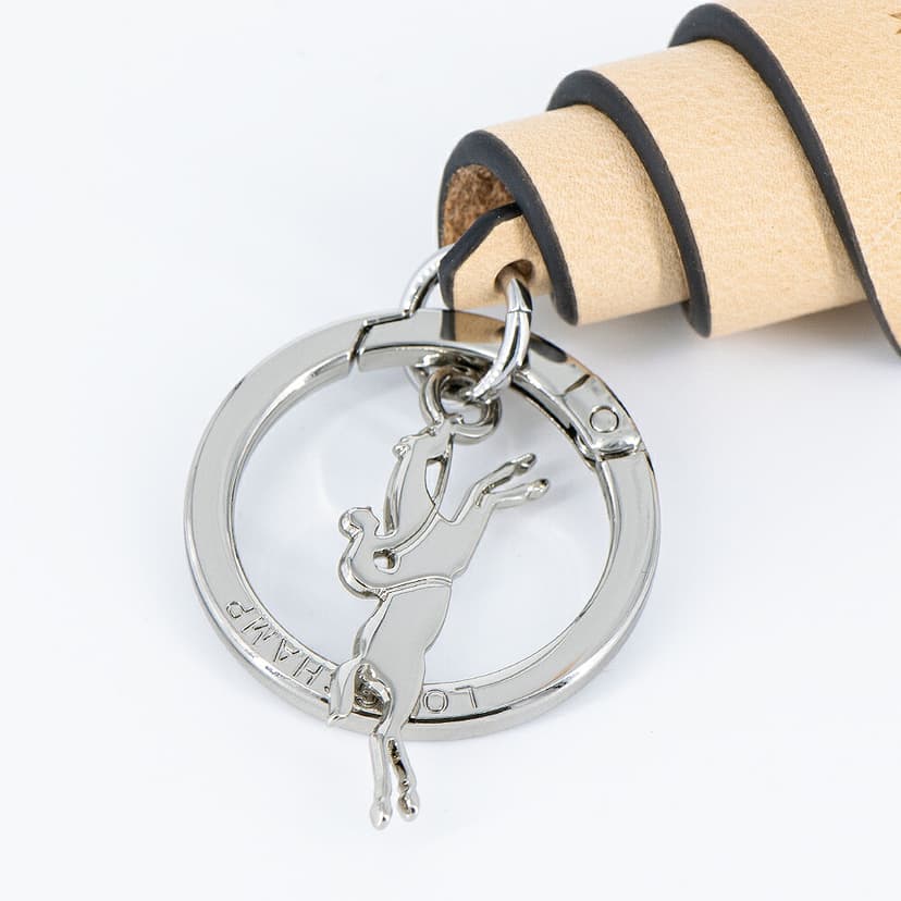 LONGCHAMP 皮革鑰匙圈掛飾 36095 J27 514 VEGETAL [2026AW] 圖 4
