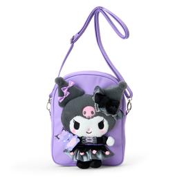 Kuromi 角色造型貼花斜揹袋（2026 Sanrio 角色大賞第4彈 穿搭系列） 圖 1