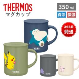Thermos 口袋妖怪真空保溫杯 350 毫升帶蓋保溫/冷不銹鋼馬克杯咖啡杯皮卡丘布丁 Snorlax 圖 1