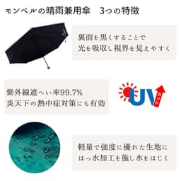 mont-bell Sun Block Umbrella 55 輕量防曬晴雨摺傘 圖 5
