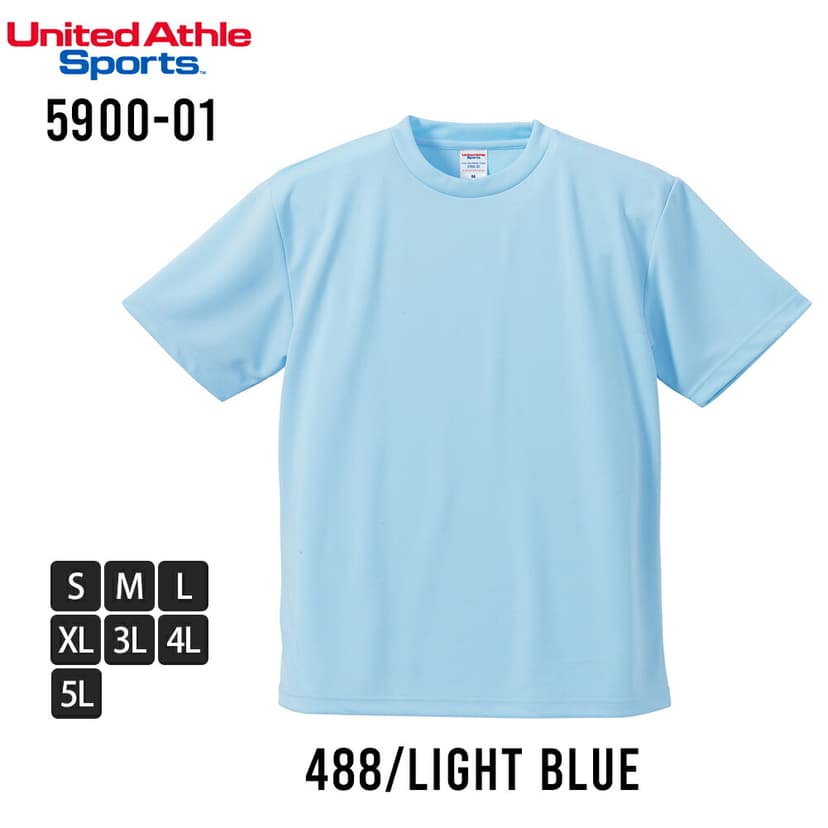United Athle 5900-01 男裝吸水速乾短袖T恤 圖 76