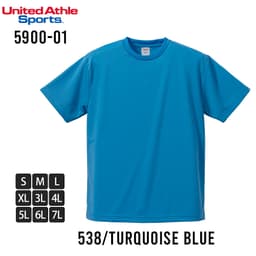United Athle 5900-01 男裝吸水速乾短袖T恤 圖 79