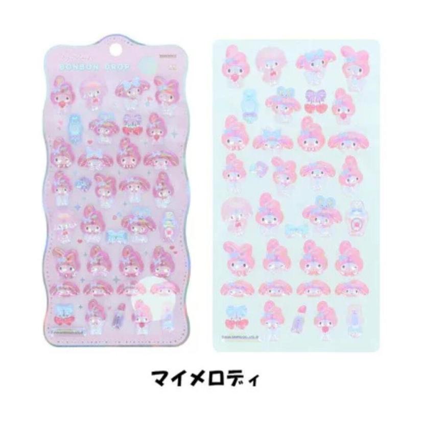 Sanrio 角色閃粉立體貼紙組 圖 5