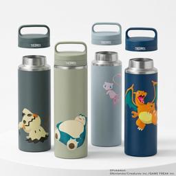2026 新產品寶可夢 THERMOS 真空隔熱移動馬克杯 600 毫升/800 毫升 JOW-600PK 圖 2