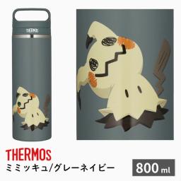Thermos 寶可夢水瓶 600ml 800ml 真空隔熱移動馬克杯 隔熱螺旋馬克杯瓶 提把 運動飲料 OK 圖 2