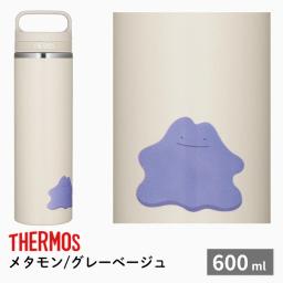 Thermos 寶可夢水瓶 600ml 800ml 真空隔熱移動馬克杯 隔熱螺旋馬克杯瓶 提把 運動飲料 OK 圖 3