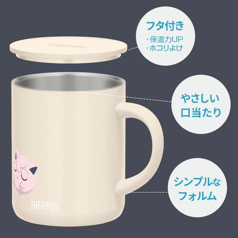Thermos 真空保溫杯 350ml JDG-351PK (神奇寶貝) | THERMOS 保溫杯 保溫杯 保溫杯 時尚帶蓋 可愛不鏽鋼 圖 6