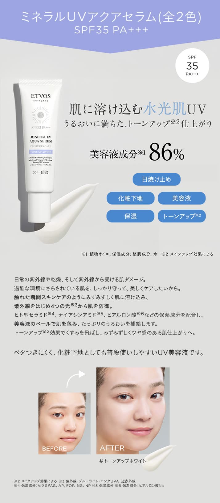 ETVOS 礦物UV水感精華防曬隔離霜 圖 22