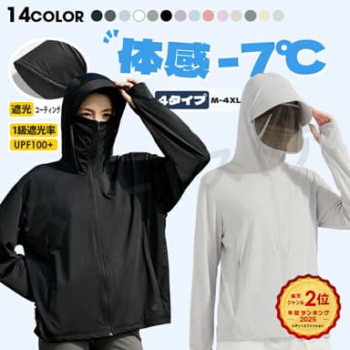 防UV接觸冷感連帽外套 圖 1