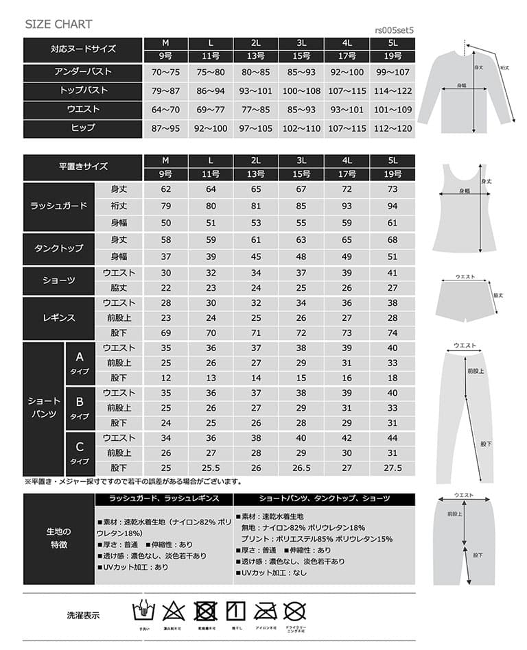 Dearcolon rs005set5 修飾體型連帽防曬泳衣5件套裝（連打底褲） 圖 18