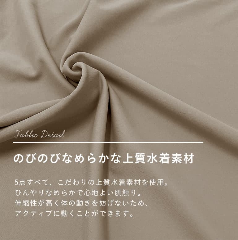 Dearcolon rs005set5 修飾體型連帽防曬泳衣5件套裝（連打底褲） 圖 11