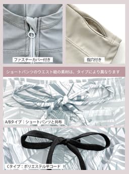 Dearcolon rs005set5 修飾體型連帽防曬泳衣5件套裝（連打底褲） 圖 17
