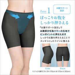 LUCIAN Cool Mesh Tummy Semi 吸汗速乾網布收小腹塑身褲 中長款 圖 4