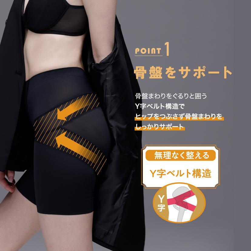 LUCIAN Pelvis Y Semi Light Y形骨盆承托塑身褲 中長款 輕量版 圖 3