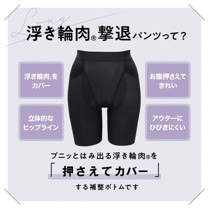 LUCIAN Waist Cover Semi Light 腰腹包覆塑身褲 中長款 圖 2