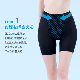 LUCIAN Air Mesh Tummy Long 吸汗速乾網布收小腹塑身褲 長款 圖 3
