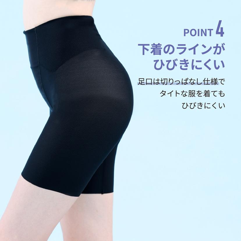 LUCIAN Air Mesh Waist Long 吸汗速乾網布腰腹包覆塑身褲 長款 圖 6