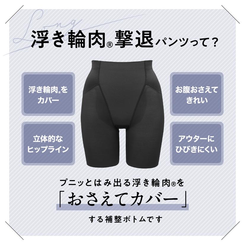 LUCIAN Waist Hip Semi 腰腹包覆立體臀形塑身褲 中長款 圖 3