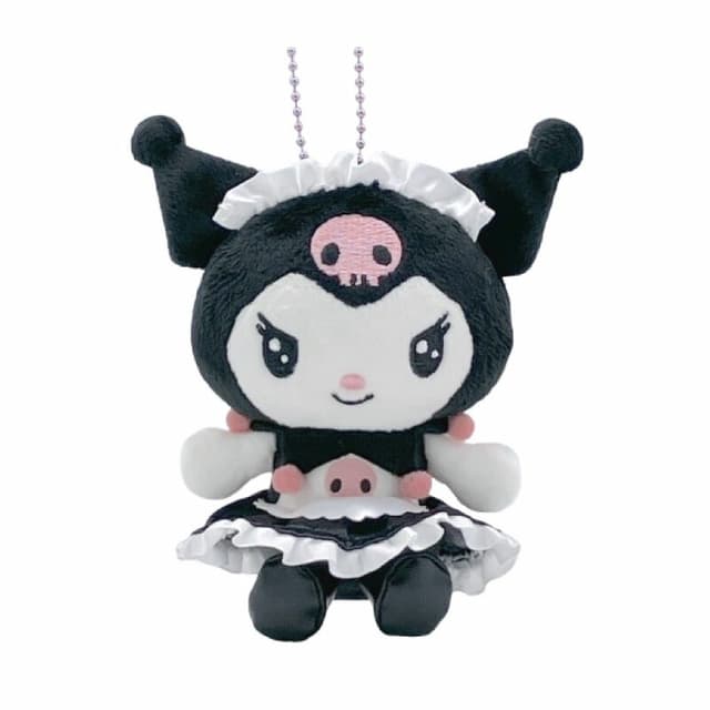 Sanrio Kuromi 20週年紀念毛公仔吊飾系列 華麗服裝收藏 中島公司 毛公仔鏈 MC