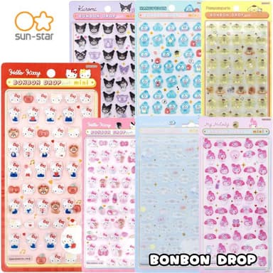 Sanrio Bonbon Drop Seal Mini 立體貼紙