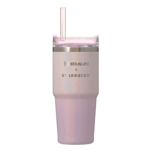 STARBUCKS SAKURA 2026 3WAY 不鏽鋼保溫杯 STANLEY 閃亮粉紅漸層 414ml