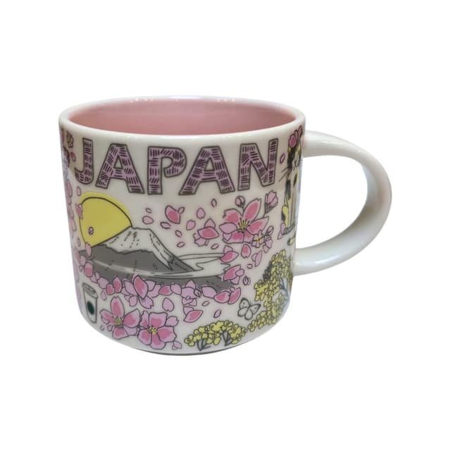 STARBUCKS 星巴克 Been There Series 日本春季馬克杯 414ml 櫻花 粉紅