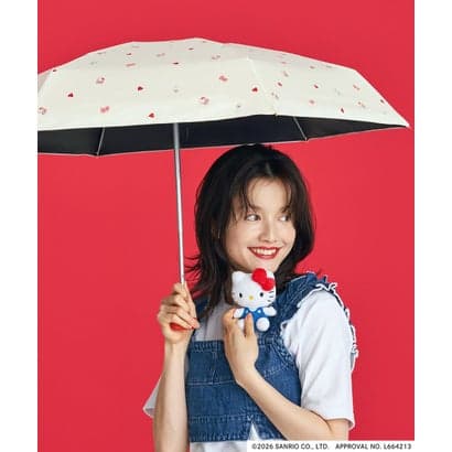 Wpc. Sanrio角色聯乘完全遮光遮熱晴雨兩用傘(紅色 Hello Kitty)