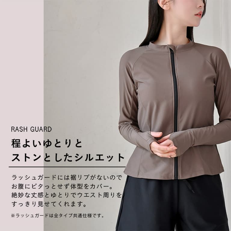 Dearcolon rs006set5 修身防曬長袖泳衣連打底褲5件套裝 圖 7
