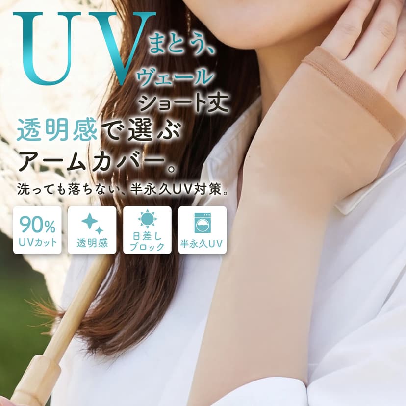 福助 UV防曬涼感手袖(長款/短款) 圖 9