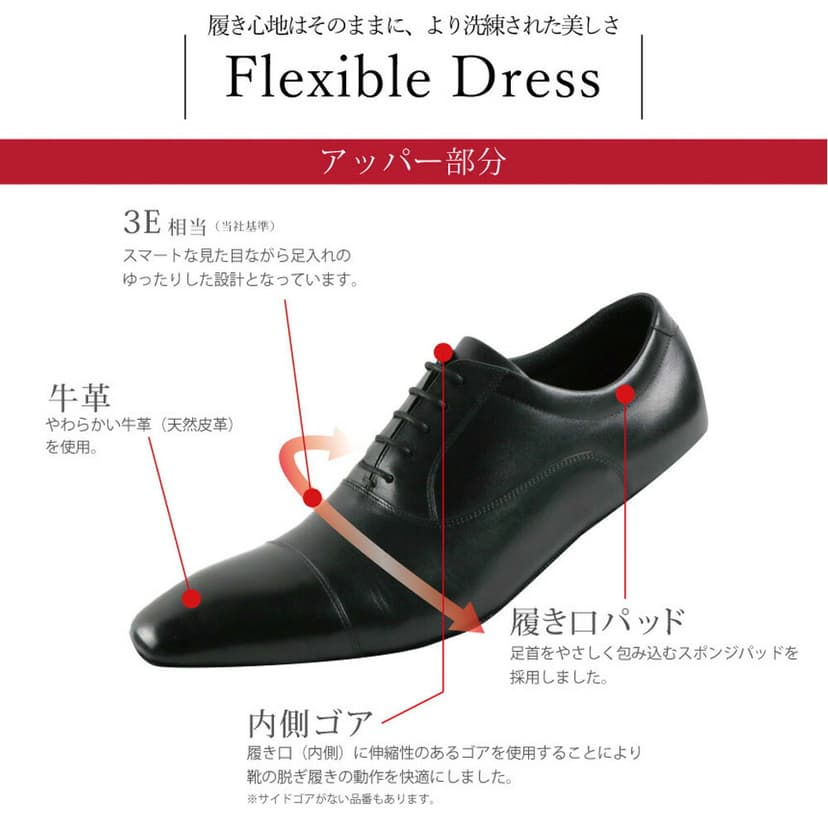 texcy luxe 7010 男士真皮商務鞋 圖 3