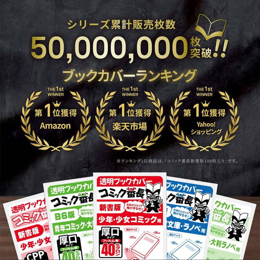 漫畫番長 透明書套 新書版/B6版/文庫版等多尺寸 圖 5