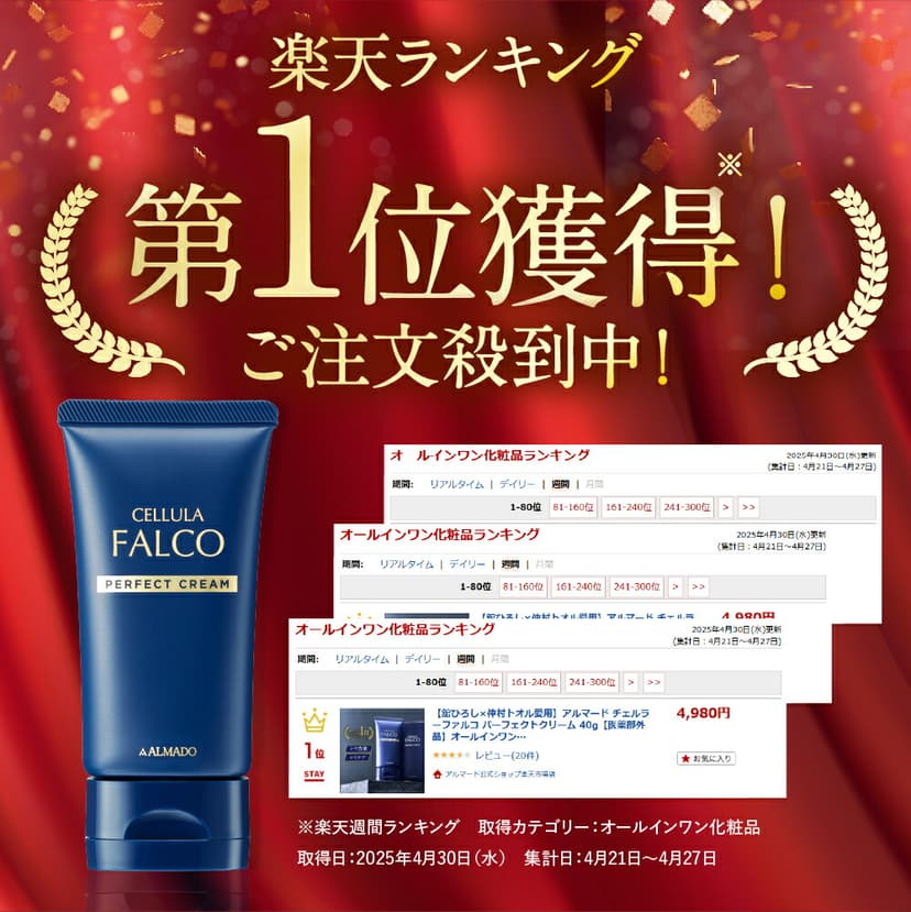 舘廣×仲村亨愛用 Almado Cheller Falco Perfect Cream 多合一男士面霜 40g(醫藥部外品) 圖 4