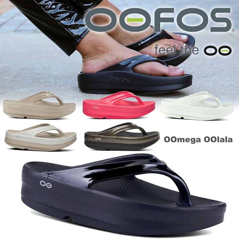 OOFOS OOmega OOlala 女裝恢復涼鞋 圖 15