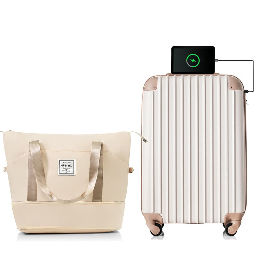 TANOBI T9088 輕量可登機行李箱 配備TSA鎖、USB充電口及杯架 圖 57