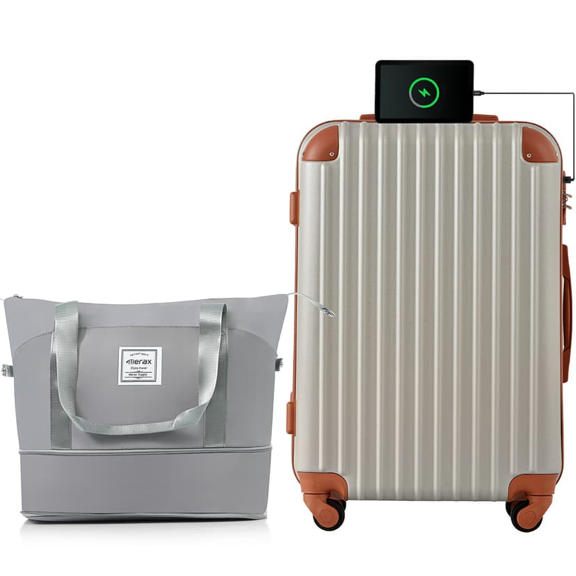 TANOBI T9088 輕量可登機行李箱 配備TSA鎖、USB充電口及杯架 圖 76
