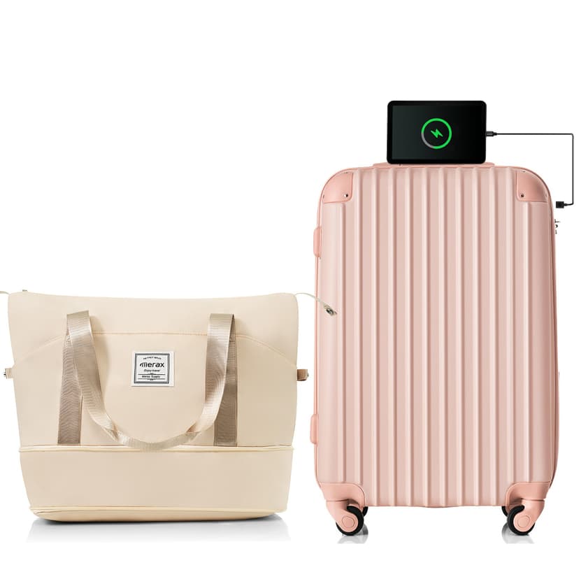 TANOBI T9088 輕量可登機行李箱 配備TSA鎖、USB充電口及杯架 圖 56