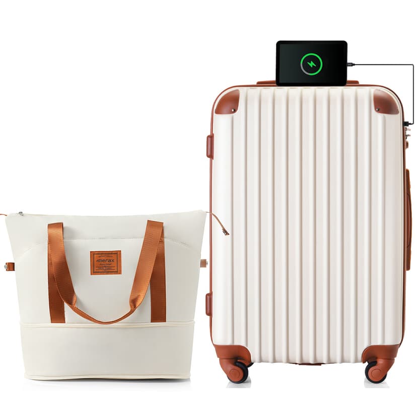 TANOBI T9088 輕量可登機行李箱 配備TSA鎖、USB充電口及杯架 圖 70