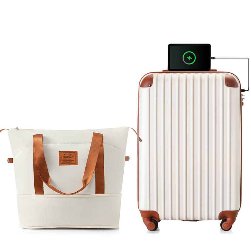 TANOBI T9088 輕量可登機行李箱 配備TSA鎖、USB充電口及杯架 圖 59