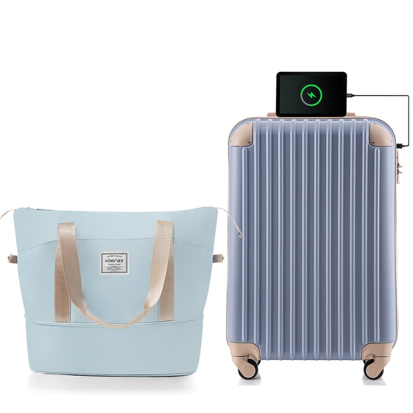 TANOBI T9088 輕量可登機行李箱 配備TSA鎖、USB充電口及杯架 圖 61