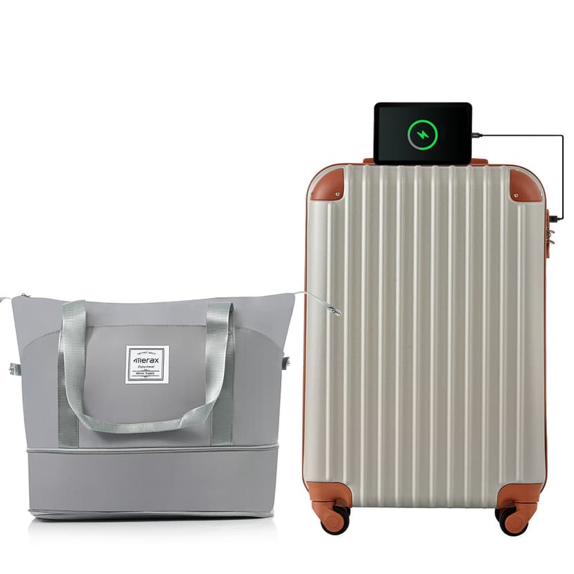 TANOBI T9088 輕量可登機行李箱 配備TSA鎖、USB充電口及杯架 圖 60