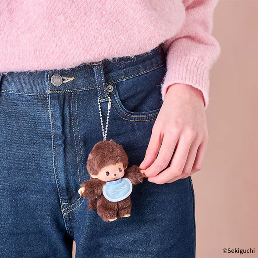 Monchhichi Babychichi 鎖匙扣毛公仔(可選男仔或女仔) 圖 5