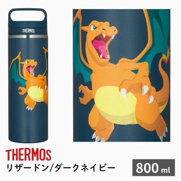 Thermos 寶可夢水瓶 600ml 800ml 真空隔熱移動馬克杯 隔熱螺旋馬克杯瓶 提把 運動飲料 OK 圖 8