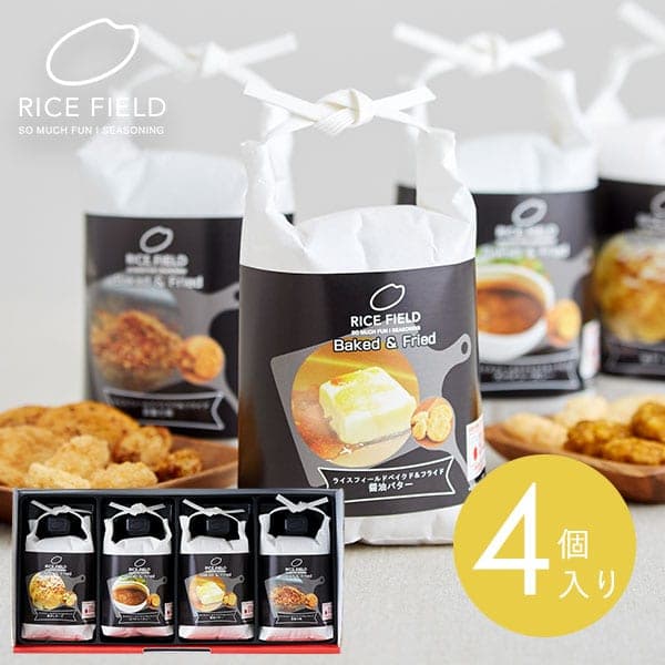 京壽樂庵 RICE FIELD Baked & Fried 米製脆片/米餅(4袋)